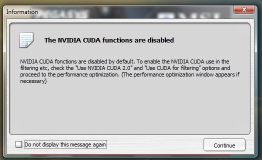 CUDA Warning